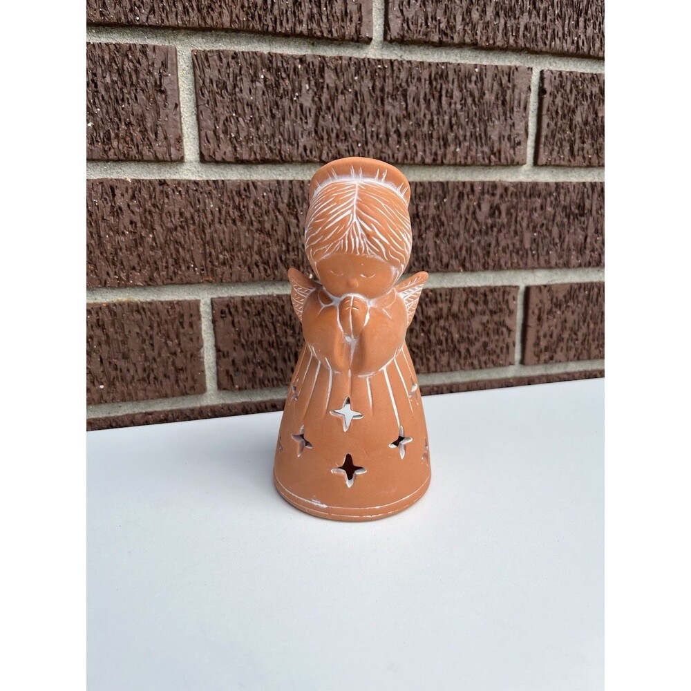 Vintage‎ Praying Angel Votive Tea Light Holder LLOYD Christmas Around the World